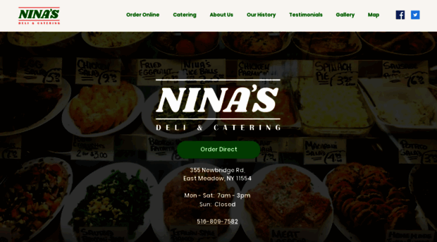 ninasdeliandcatering.com