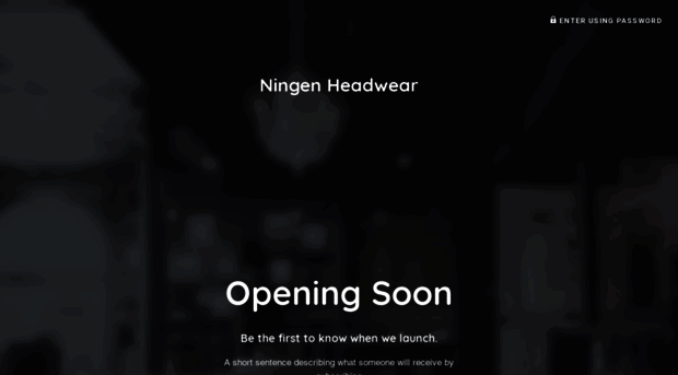 ningenheadwear.com