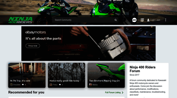 ninja400riders.com