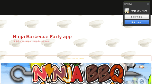 ninjabarbecuepartyapp.kazeo.com