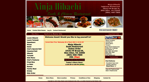 ninjahibachirestaurant.com
