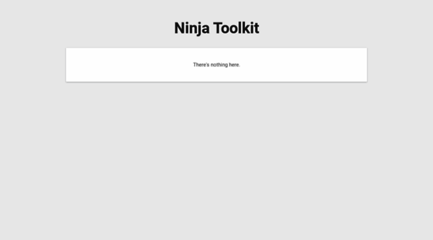 ninjatoolkit.blogspot.com