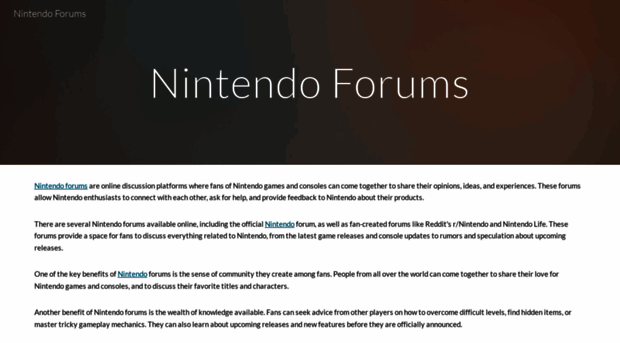 nintendo-forums.com