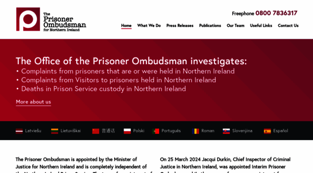 niprisonerombudsman.gov.uk