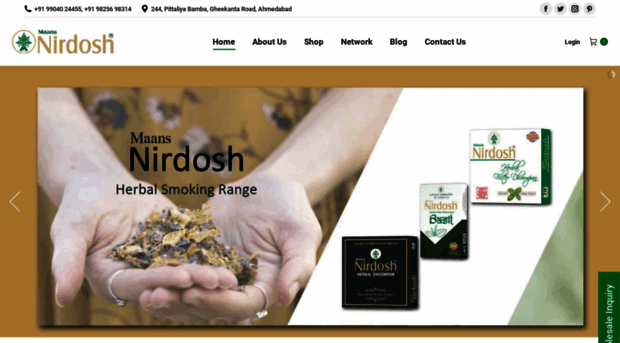 nirdoshcigarette.com