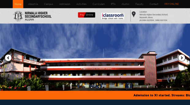 nirmalaschoolaluva.com