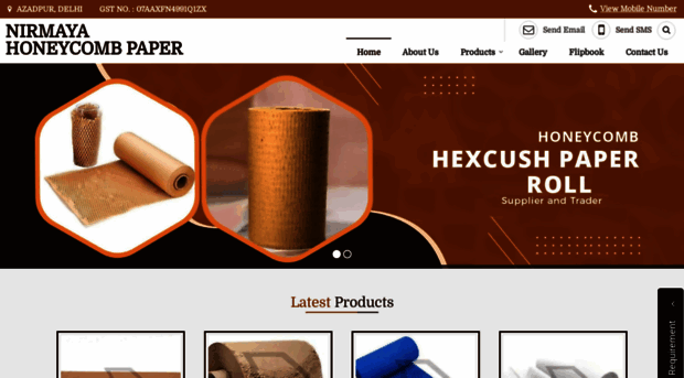 nirmayahoneycombpaper.com