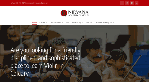 nirvanaacademyofviolin.com