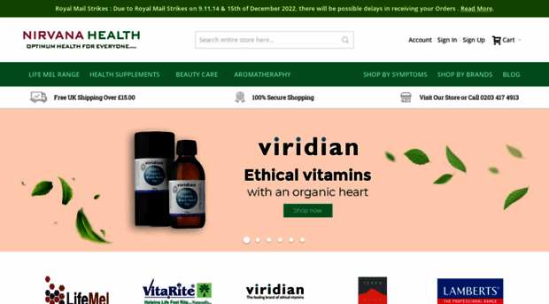 nirvanahealthfood.com