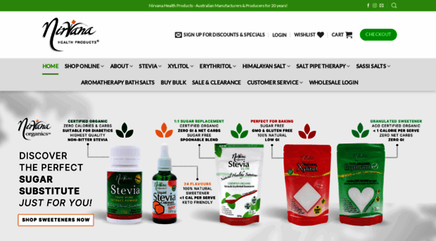 nirvanahealthproducts.com