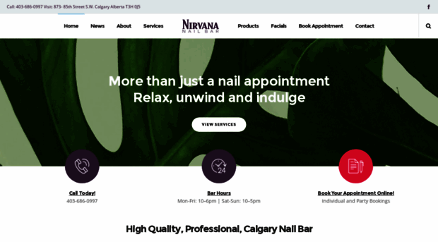 nirvananailbar.com