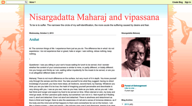 nisargadatta-vipassana.blogspot.com