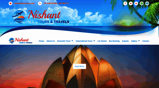 nishanttours.com