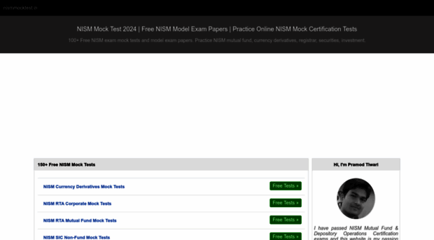 nismmocktest.in