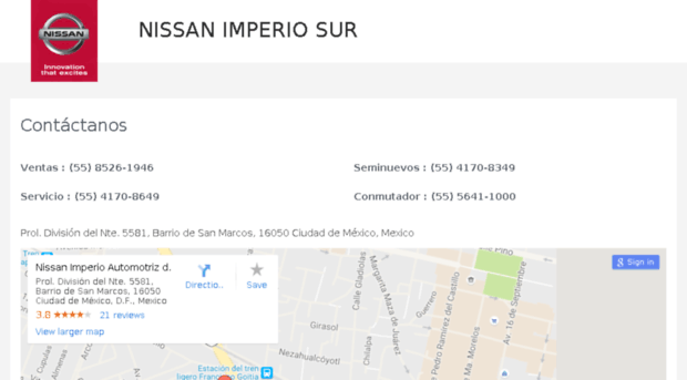 nissan-imperiodelsur.mx