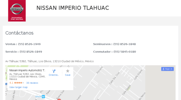 nissan-imperiotlahuac.com.mx