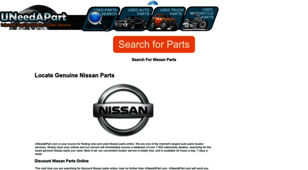 nissan-parts.uneedapart.com