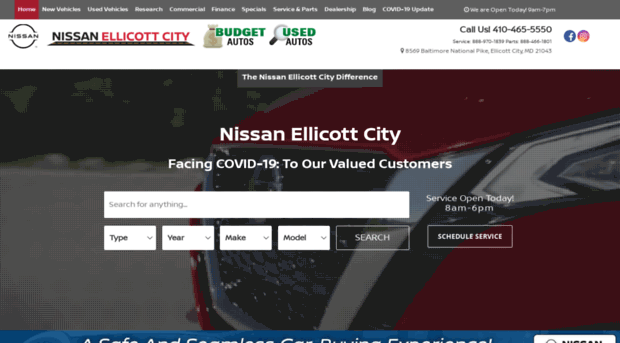 nissanellicottcity.com