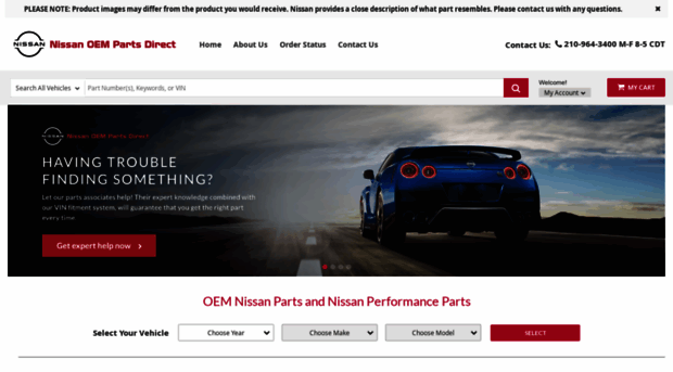 nissanoempartsdirect.com