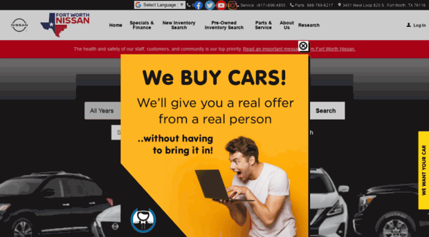 nissanoffortworth.com