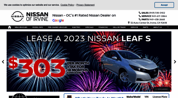 nissanofirvine.com