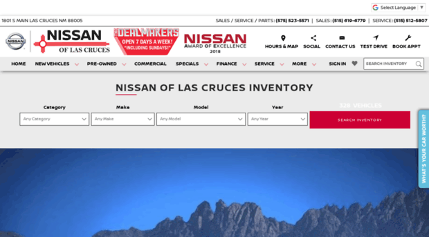 nissanoflascruces.com