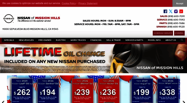 nissanofmissionhills.com