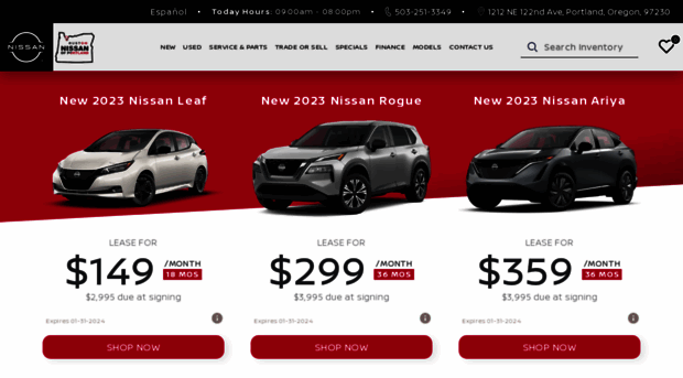 nissanofportland.com