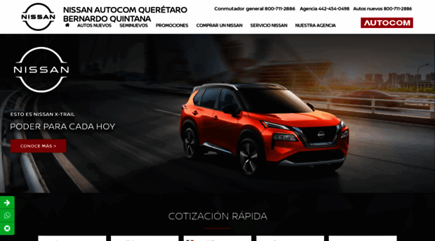 nissanqueretarobernardoquintana.com.mx