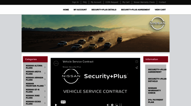 nissansrextendedservicecontracts.com