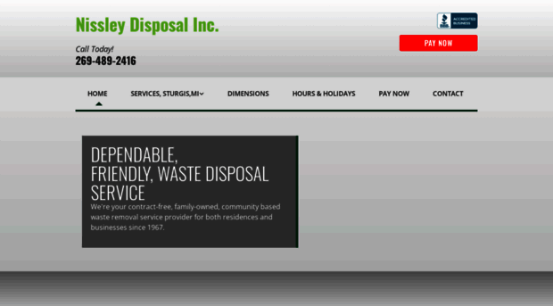 nissleydisposal.com