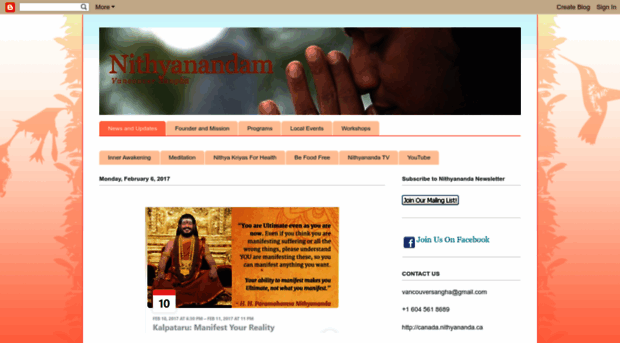nithyanandavancouver.blogspot.com
