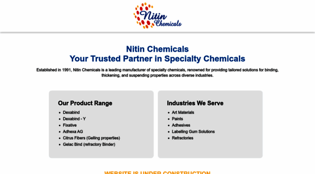 nitinchemicals.com