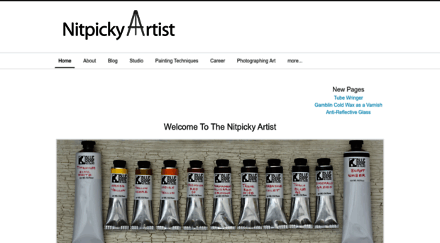 nitpickyartist.com