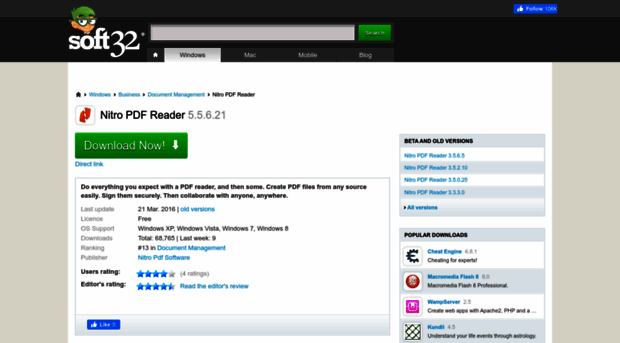 nitro-pdf-reader.soft32.com