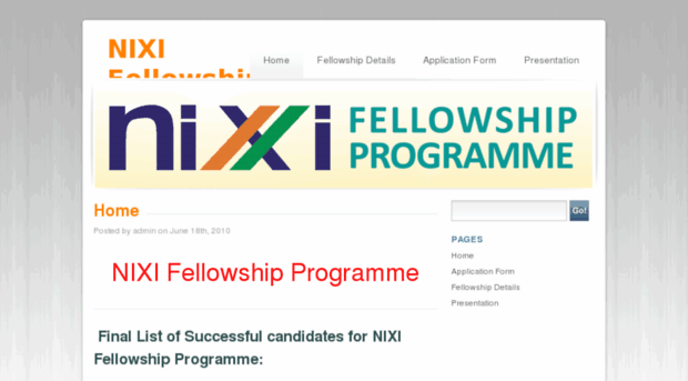 nixifellowship.in