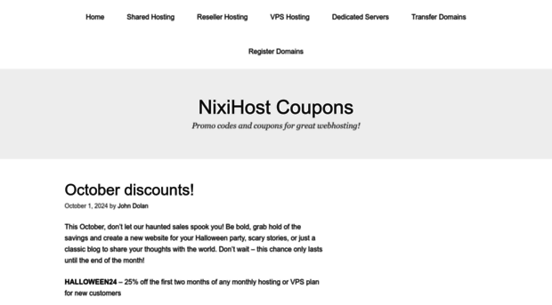 nixihostcoupons.com