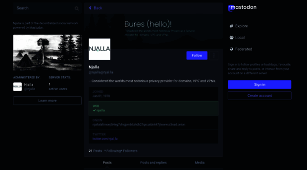 njalla.social