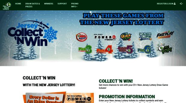 NJ Lottery  Collect 'N Win