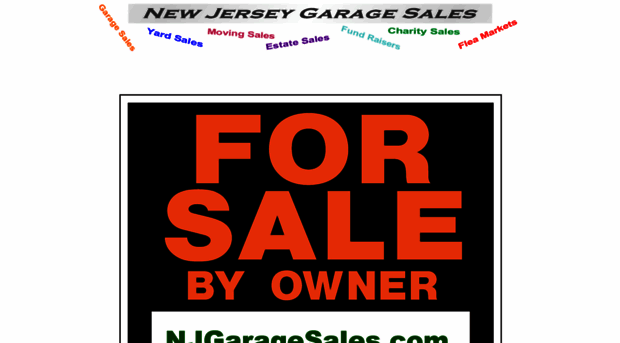 njgaragesales.com