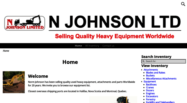 njohnsonequipment.com