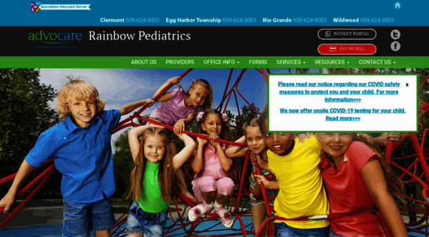 njrainbowpediatrics.com