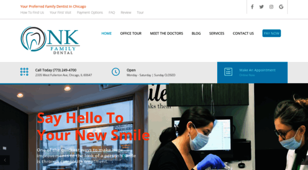 nkfamilydental.com