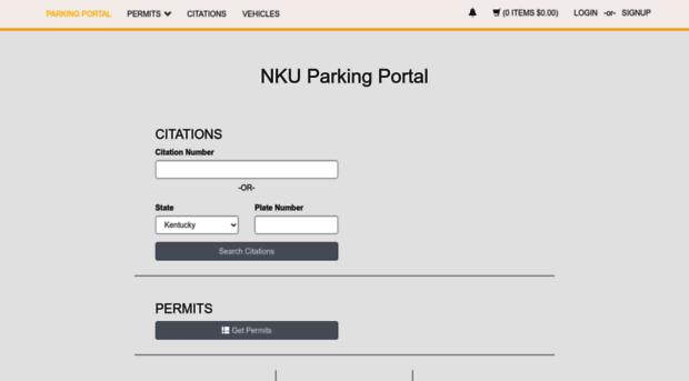 nkuparking.t2hosted.com