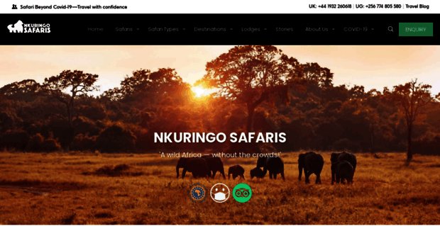 nkuringosafaris.com