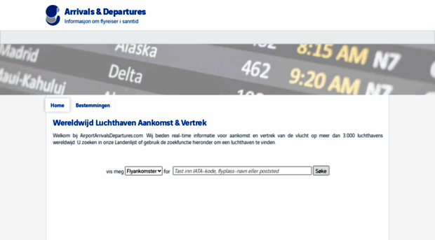nl.airportarrivalsdepartures.com