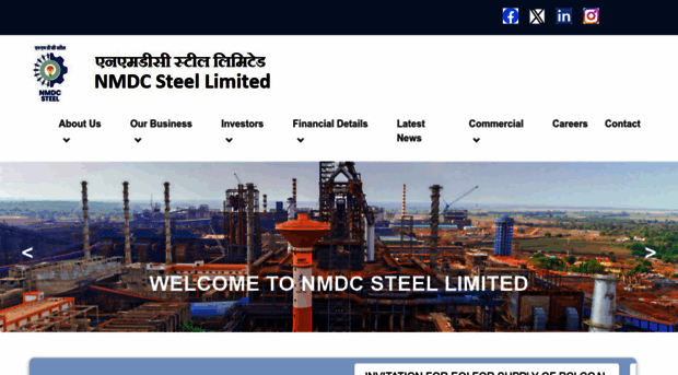nmdcsteel.nmdc.co.in