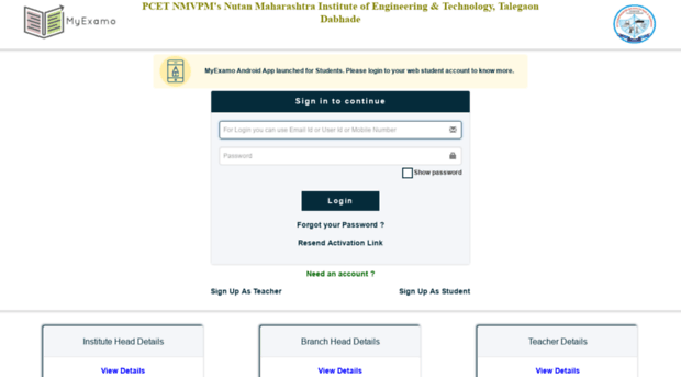 nmiet.myexamo.com