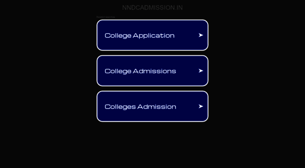 nndcadmission.in