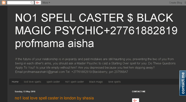 no-1-spell-caster-black-magic-psychic.blogspot.com